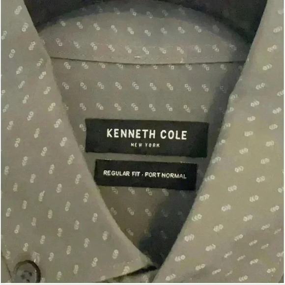 Kenneth Cole New York Men’s Dress Shirt in Size  15.5 Neck - Picture 3 of 3